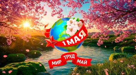 Поздравляем с 1 Мая - Днём Труда и Весны!